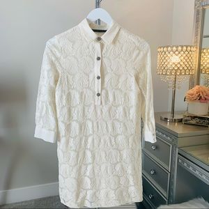 Zara light cream dress size S